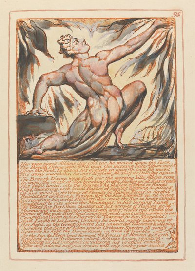 Jerusalem, Plate 95 by William Blake